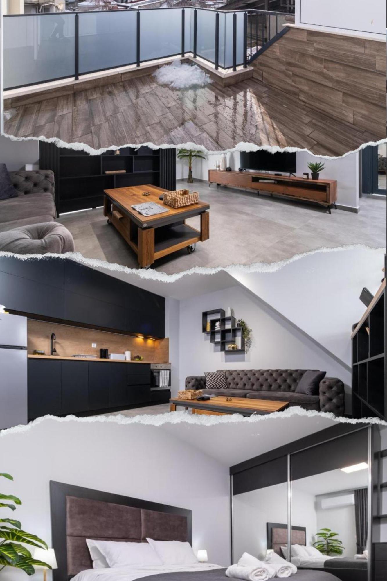 Chic 1Br Apartment With Balcony In 플로브디프 외부 사진
